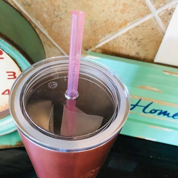 Starbucks 2019 Valentine cold pink glitter tumbler - Picture 3 of 4